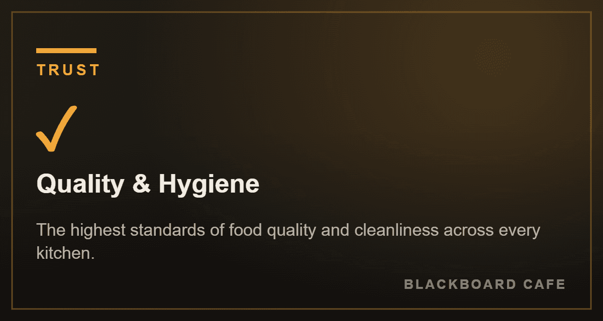 Quality & Hygiene